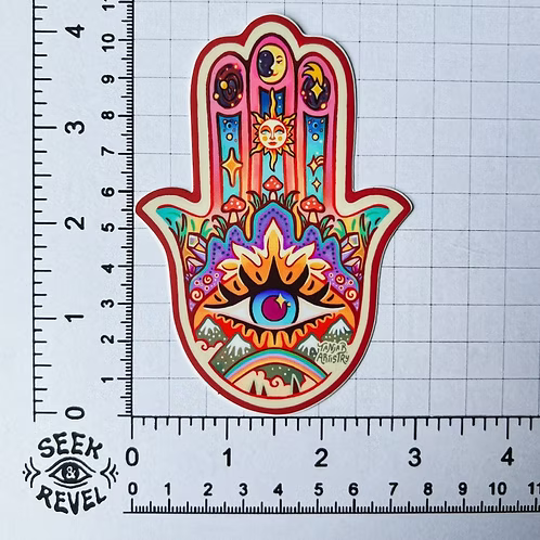 Nature Hamsa Sticker