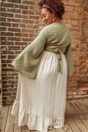 Valentina Cinch Skirt: Organic Cotton Bamboo