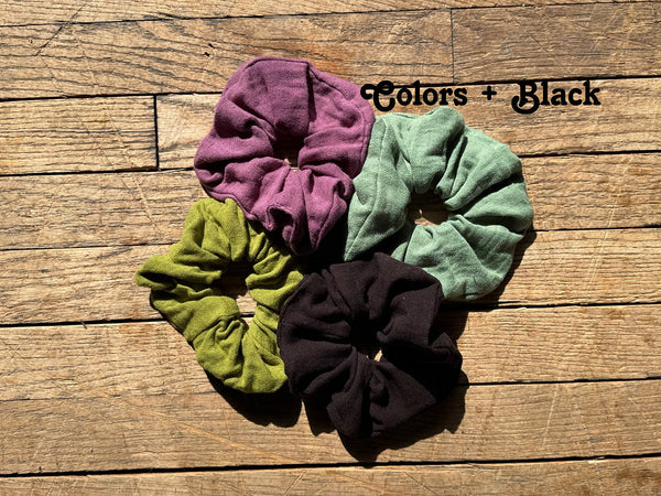 Organic Cotton Bamboo Scrunchie