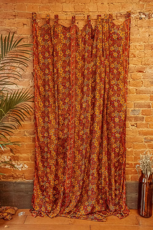 Silk Curtain Panels