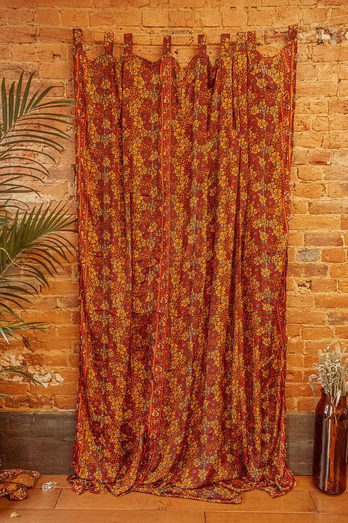 Silk Curtain Panels
