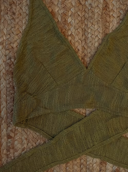 Recycled Cotton Mesh Bralette