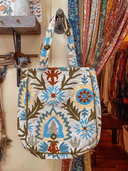 Bolsos de tela bordados Sacheli
