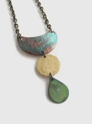 Collar Viola Patina