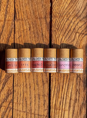 Barra de tinte para labios y mejillas de sebo orgánico