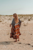 Bristol Indigo Rust Kaftan