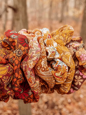 Recycled Silk Scrunchies