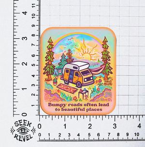 Bumpy Roads Sticker
