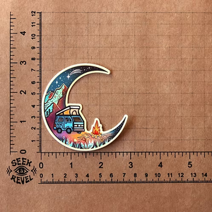 Over The Moon Sticker
