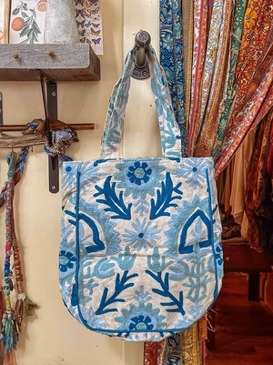 Bolsos de tela bordados Sacheli