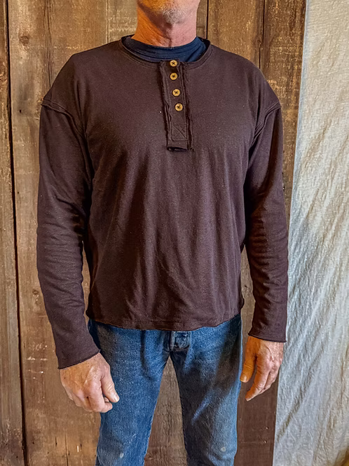 Gambler Hemp Double Layer Henley