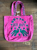 Ice Out Velvet Tote Bag