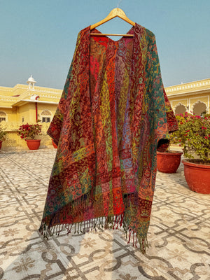 Abundancy Wool Reversible Kimono Jacket