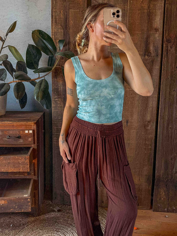 Hemp Organic Cotton Tank - Hand Dyed