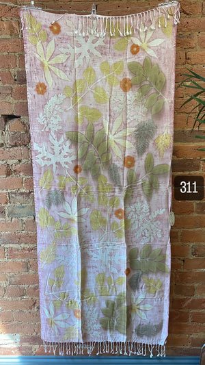 Earth Print Throw Tapestry Scarf