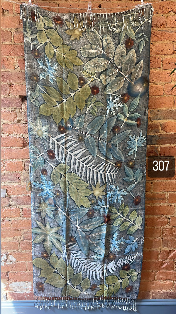 Earth Print Throw Tapestry Scarf