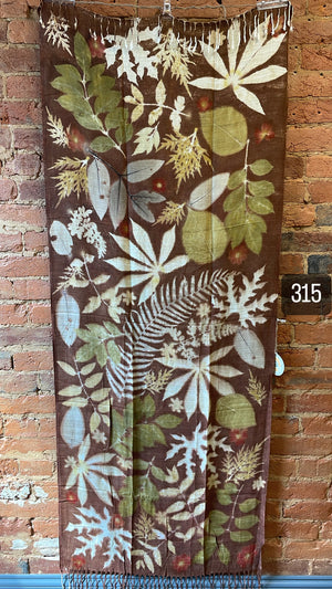 Earth Print Throw Tapestry Scarf