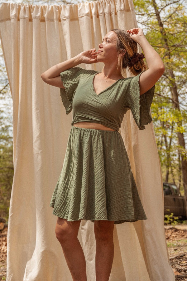 Vestido Cleo Algodón Orgánico Bambú