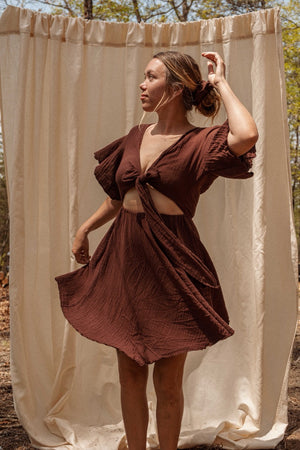 Vestido Cleo Algodón Orgánico Bambú