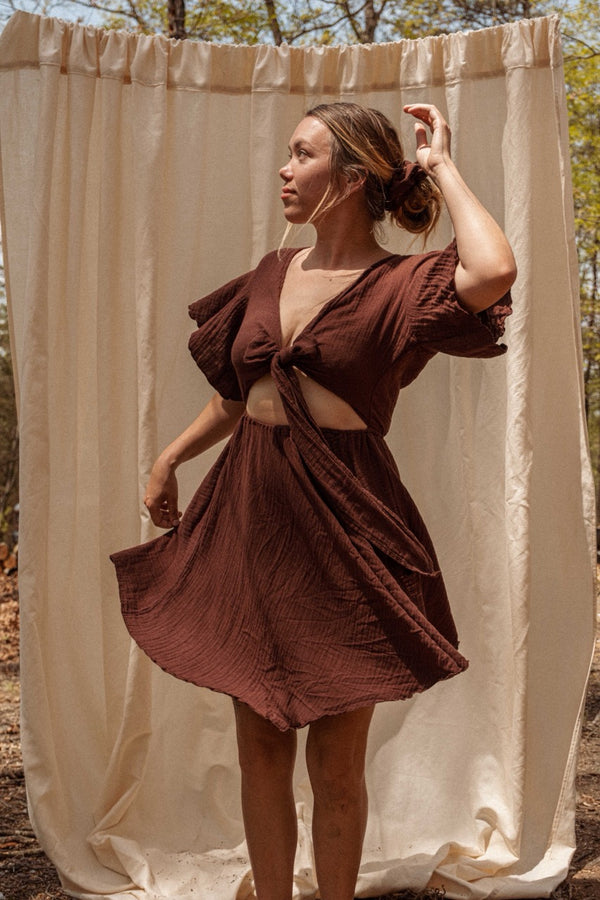 Vestido Cleo Algodón Orgánico Bambú