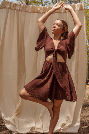 Vestido Cleo Algodón Orgánico Bambú