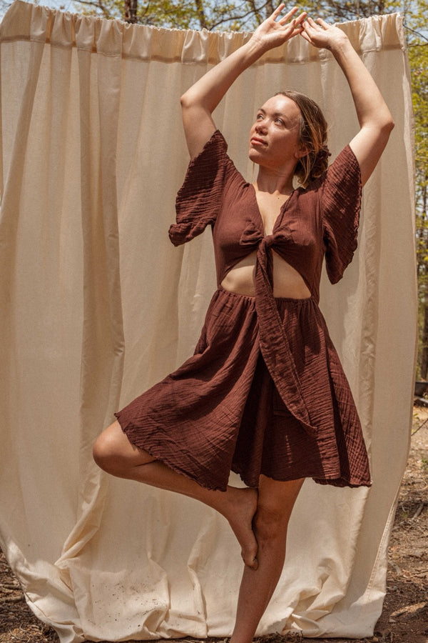 Vestido Cleo Algodón Orgánico Bambú