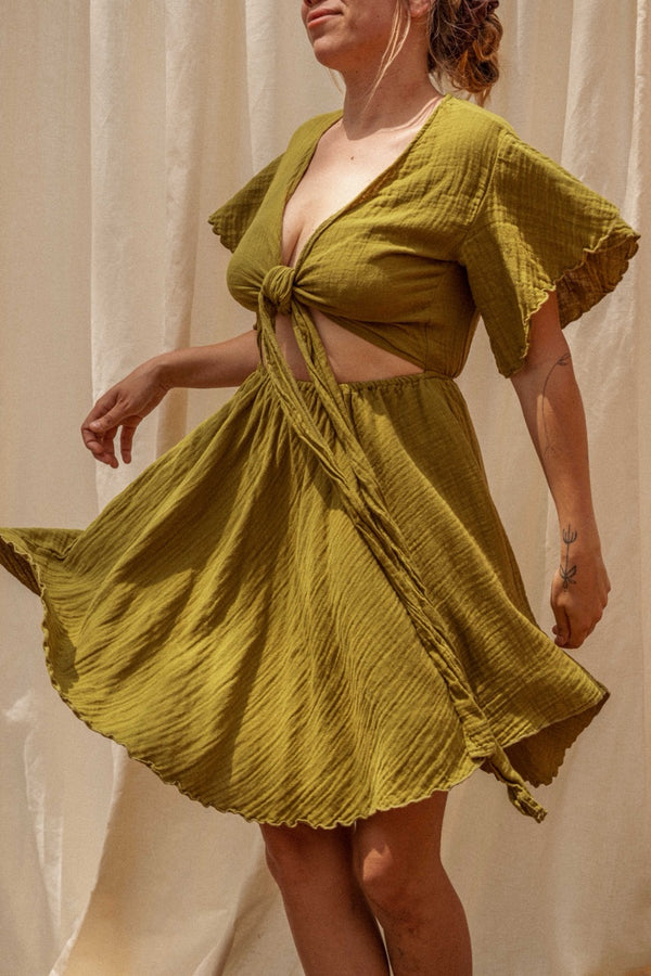 Vestido Cleo Algodón Orgánico Bambú