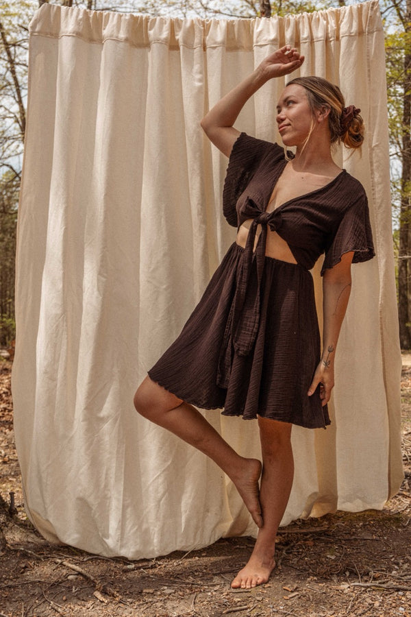 Vestido Cleo Algodón Orgánico Bambú