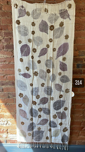 Earth Print Throw Tapestry Scarf