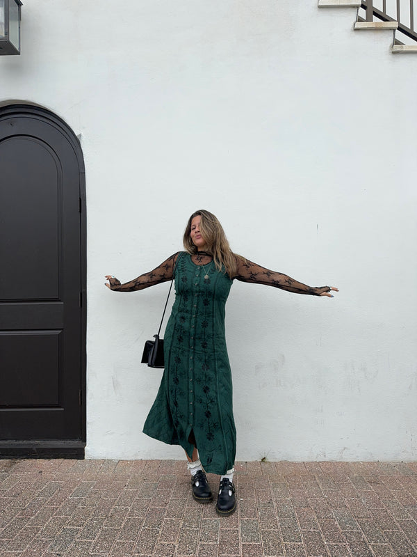 Vestido abotonado Harper