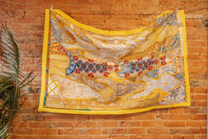 Hand Beaded Patchwork Wall Hanging 115