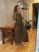 Apron Wrap Dress 100% Cotton
