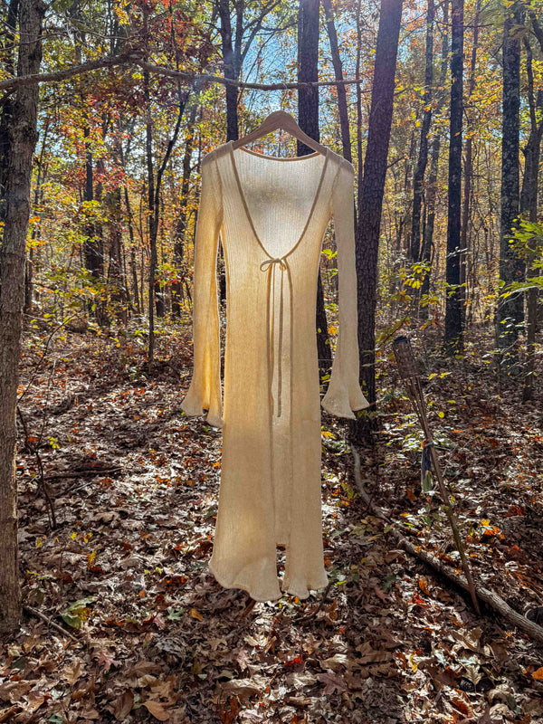 Wednesday Organic Cotton Open Knit Duster