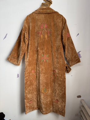 Langmere Hand Embroidered Cotton Velvet Jacket