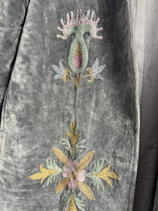 Langmere Hand Embroidered Cotton Velvet Jacket