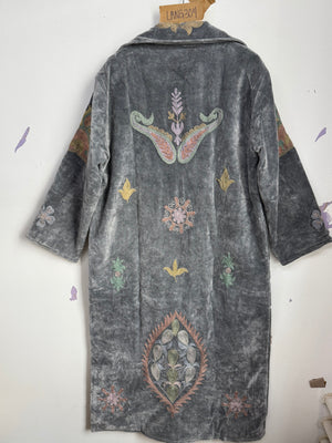 Langmere Hand Embroidered Cotton Velvet Jacket