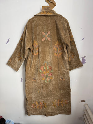 Langmere Hand Embroidered Cotton Velvet Jacket