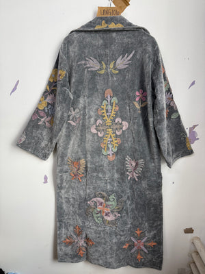 Langmere Hand Embroidered Cotton Velvet Jacket