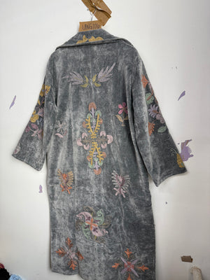 Langmere Hand Embroidered Cotton Velvet Jacket