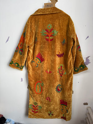 Langmere Hand Embroidered Cotton Velvet Jacket