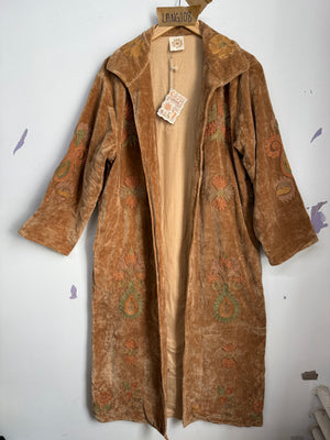Langmere Hand Embroidered Cotton Velvet Jacket
