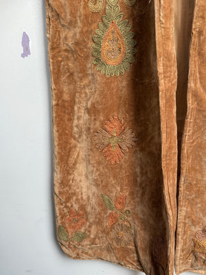 Langmere Hand Embroidered Cotton Velvet Jacket