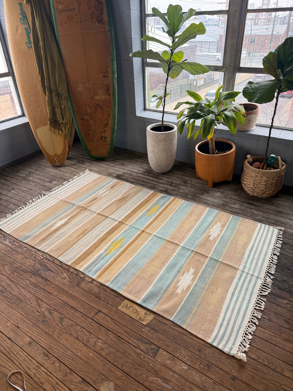 Vintage Wool Rug 104 | 44" x 80"