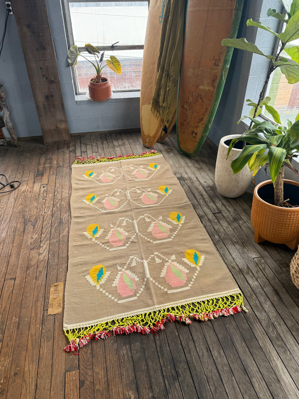 Vintage Wool Rug 105 | 39" x 80"