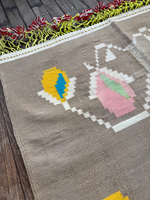 Vintage Wool Rug 105 | 39" x 80"