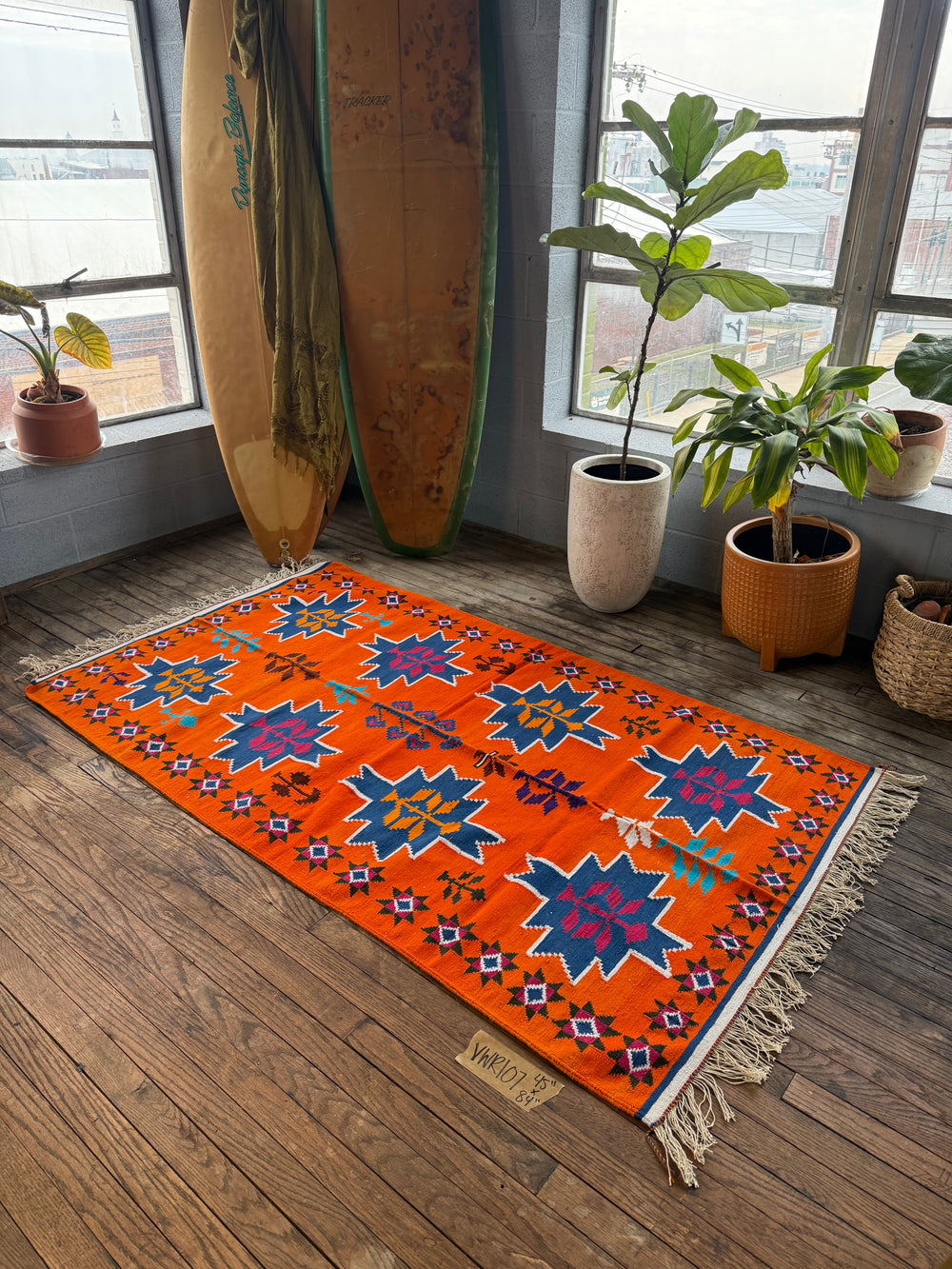 Vintage Wool Rug 107 | 45" x 84"