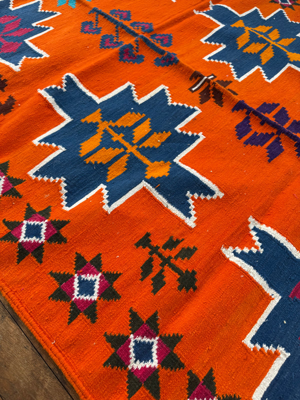Alfombra de lana vintage 107 | 45" x 84"