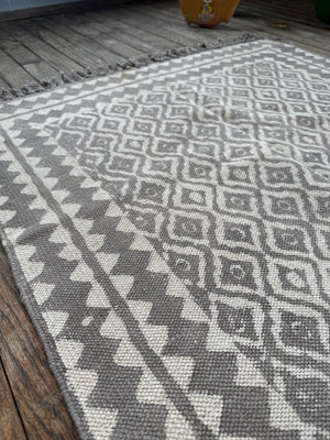 Tapis en coton teint à la main batik vintage 103 | 35" x 65"