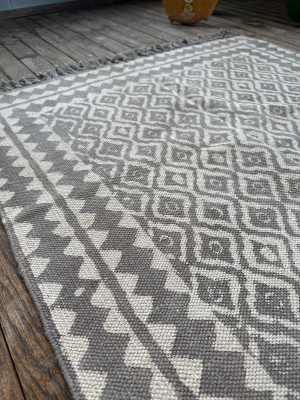 Tapis en coton teint à la main batik vintage 103 | 35" x 65"