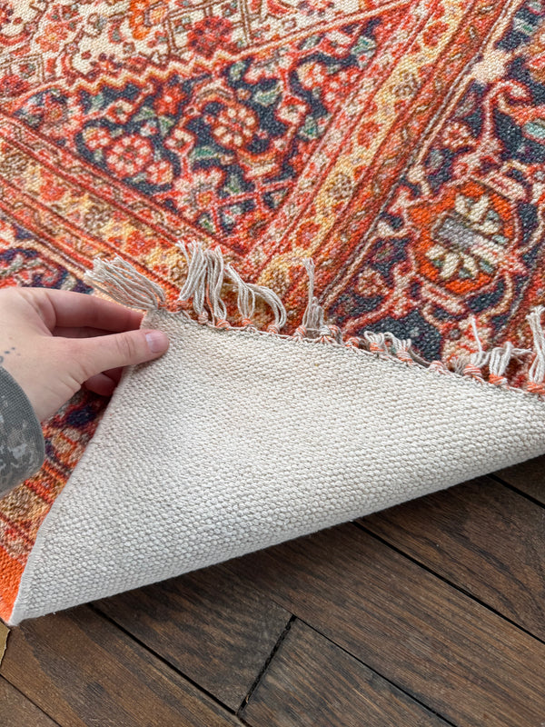 Cotton Printed Rug 101 | 4' x 6'